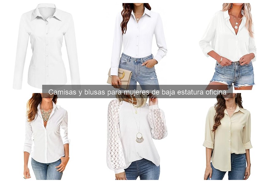 Mejores camisas para mujeres de baja estatura en la oficina