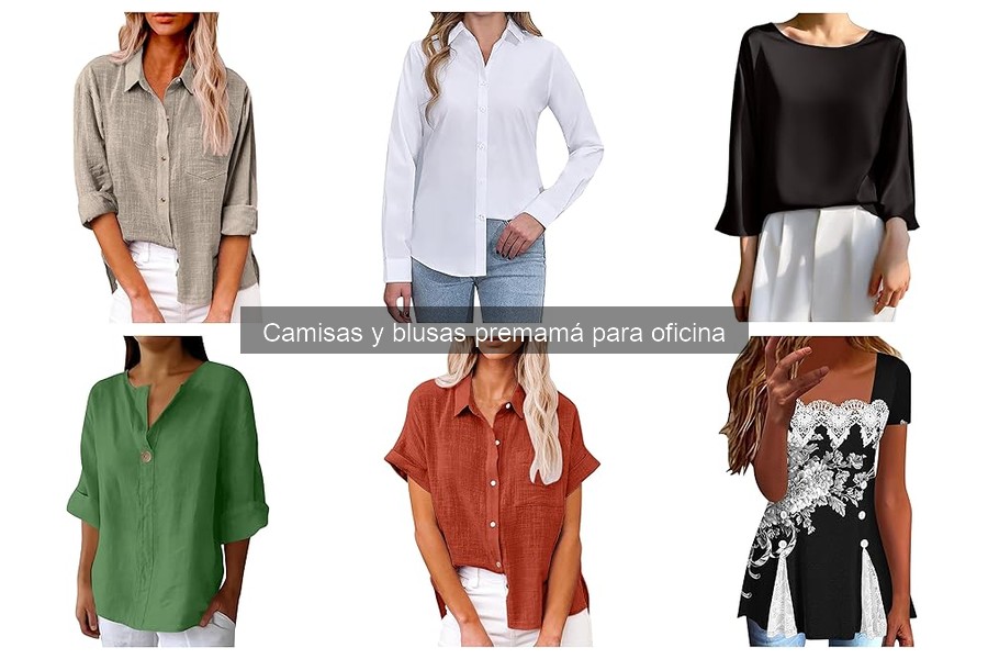 Mejores camisas premamá para oficina según tipo de cuerpo