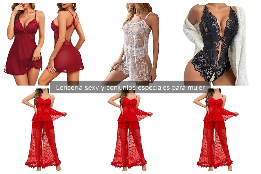 Mejores conjuntos de lencería sexy para una noche romántica