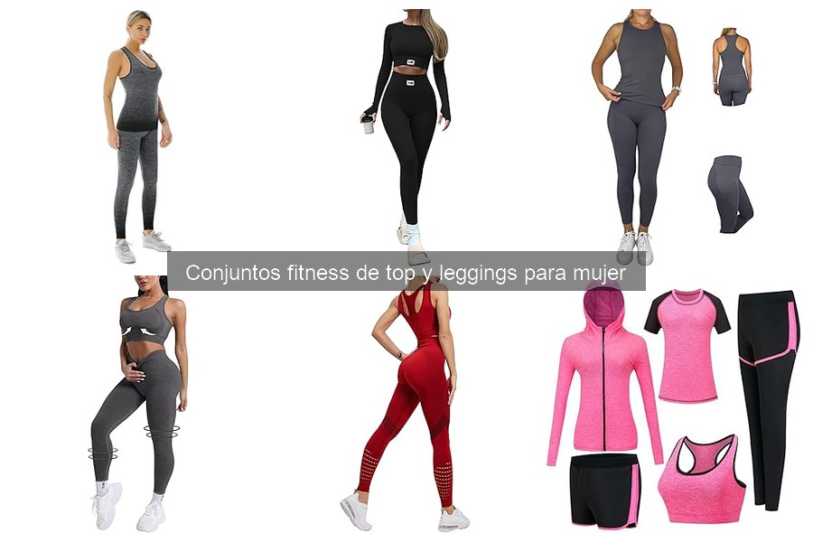 Mejores conjuntos fitness de top y leggings para cada ejercicio
