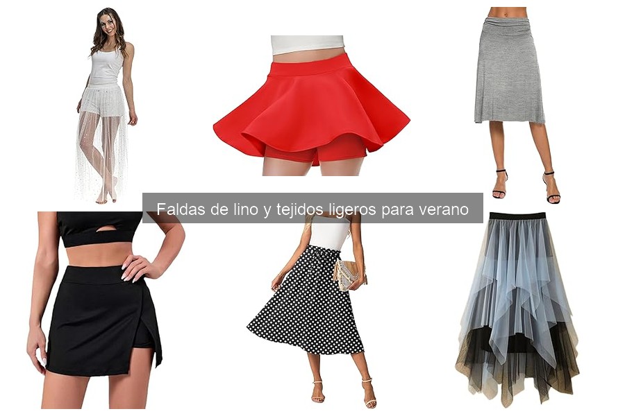 Mejores faldas de lino para mujeres curvy: comodidad y estilo