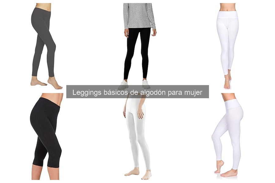 Mejores leggings de algodón para hacer ejercicio y deporte