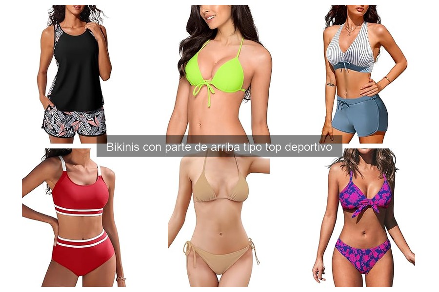 Mejores marcas de bikinis tipo top deportivo para mujer