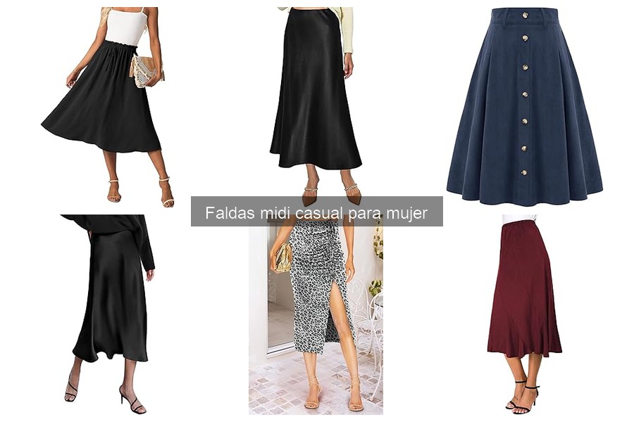 Mejores marcas de faldas midi casual para mujer