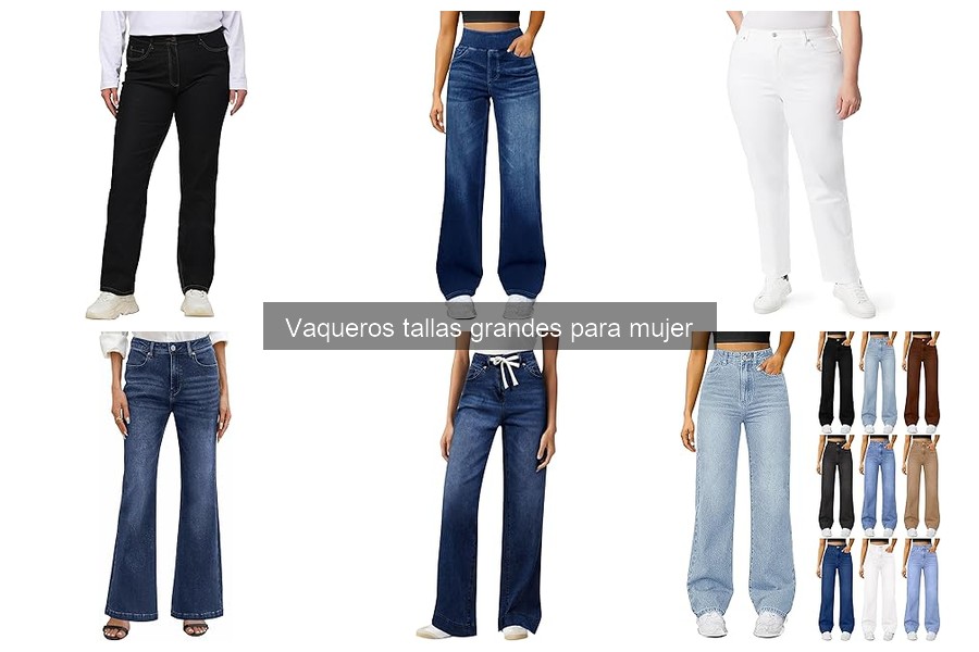 Mejores marcas de vaqueros tallas grandes para mujer