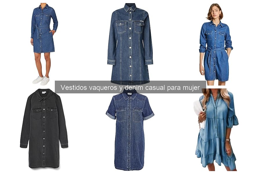 Mejores marcas de vestidos vaqueros para mujer en 2023