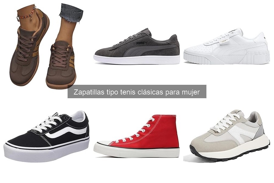 Mejores marcas de zapatillas tipo tenis clásicas para mujer