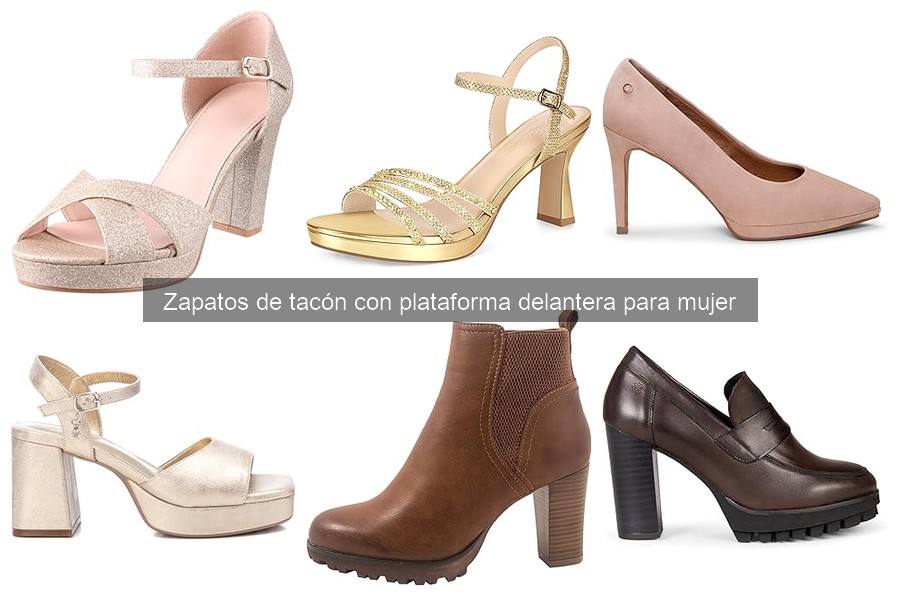 Mejores marcas de zapatos de tacón con plataforma delantera