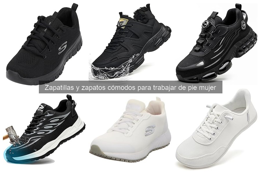 Mejores materiales para zapatillas de trabajo cómodas