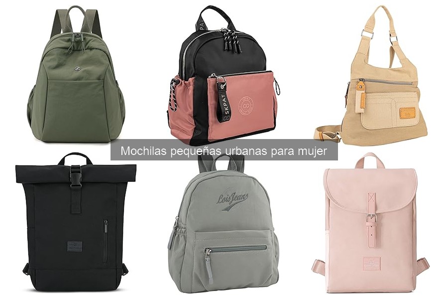 Mejores mochilas pequeñas urbanas para mujer: comparativa 2023