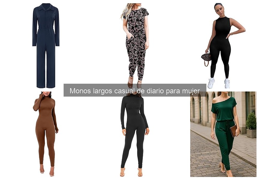 Mejores monos largos casuales para actividades diarias