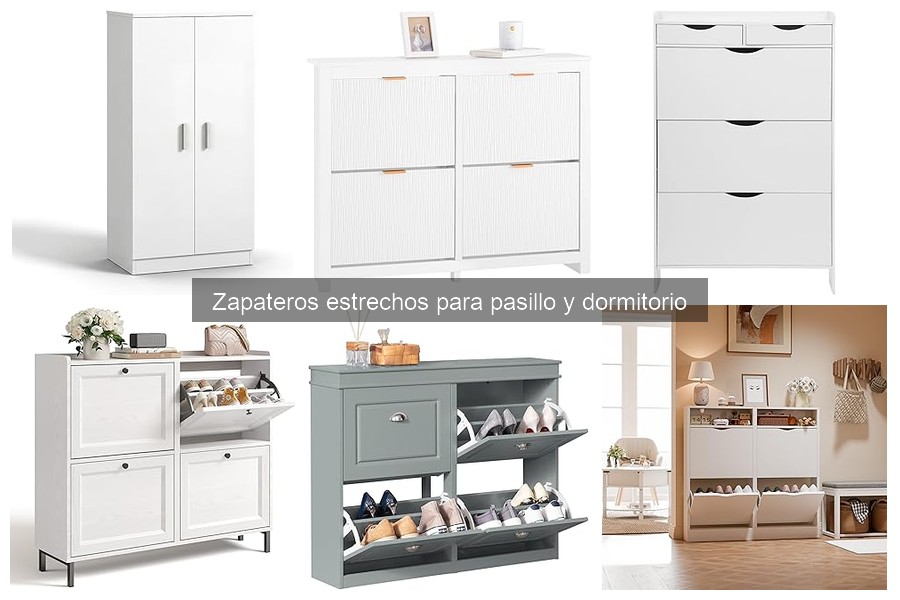 Mejores ofertas en zapateros estrechos para pasillo y dormitorio