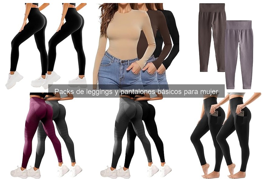 Mejores packs de leggings y pantalones básicos para mujeres activas