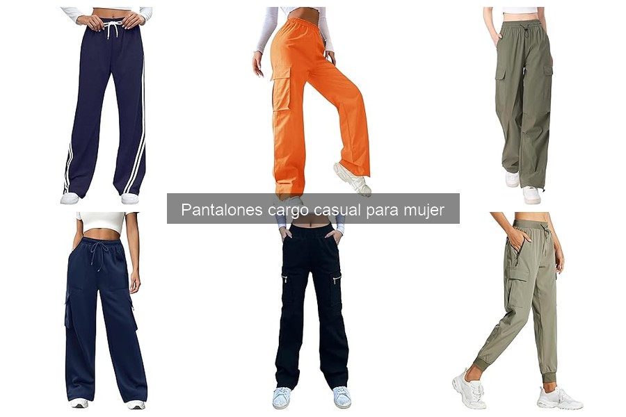 Mejores pantalones cargo casual para mujeres jóvenes