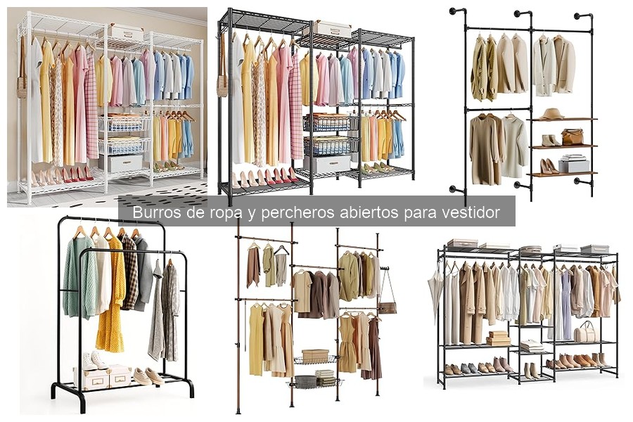 Mejores percheros abiertos para pequeños espacios | Comparativa