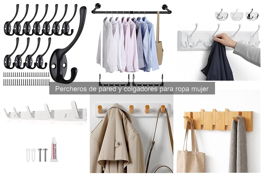 Mejores percheros de pared para espacios pequeños