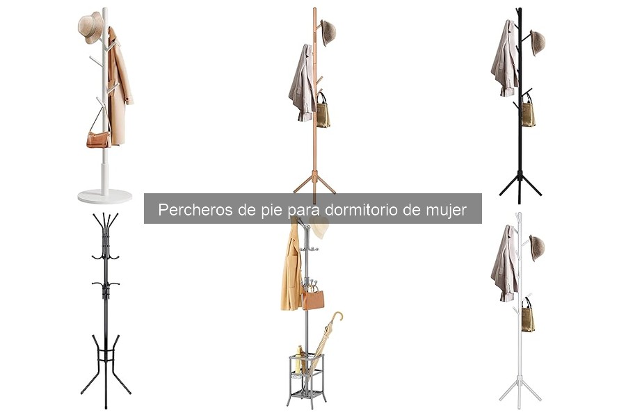 Mejores percheros de pie para dormitorios pequeños