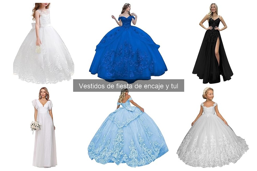 Mejores tiendas online para comprar vestidos de fiesta de encaje y tul