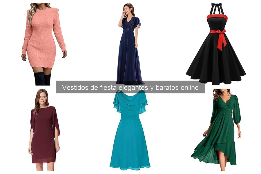 Mejores tiendas online para vestidos de fiesta elegantes y baratos