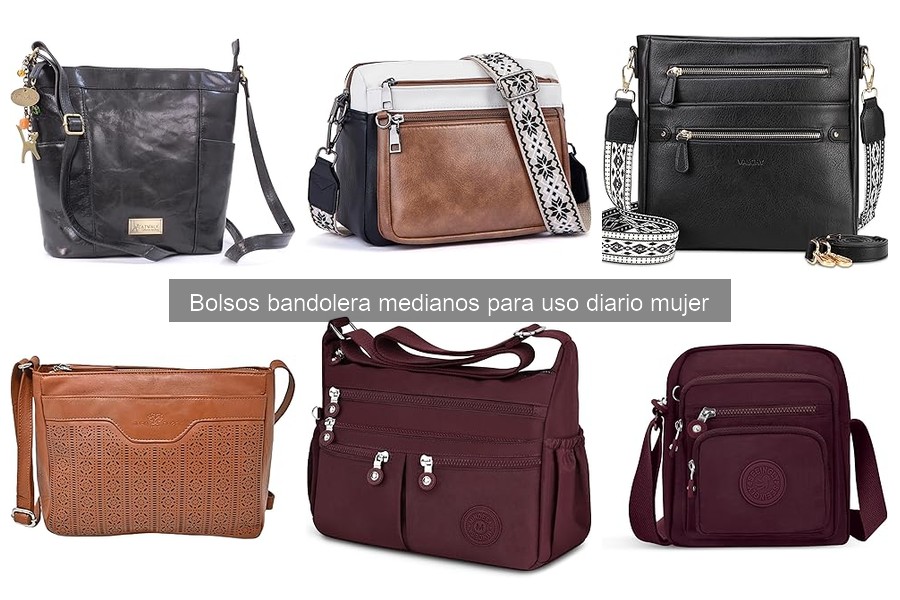 Mejores tiendas para comprar bolsos bandolera medianos