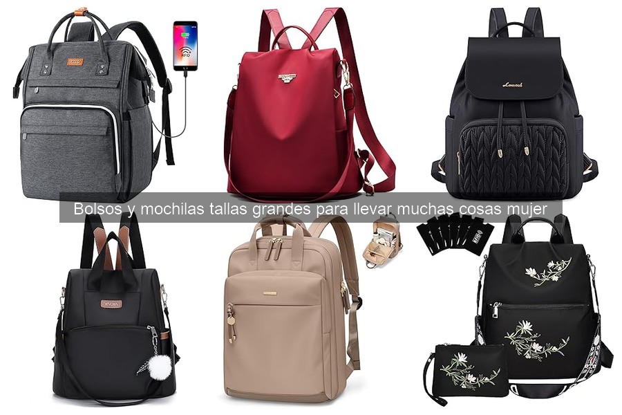 Mejores tiendas para comprar bolsos y mochilas grandes para mujer