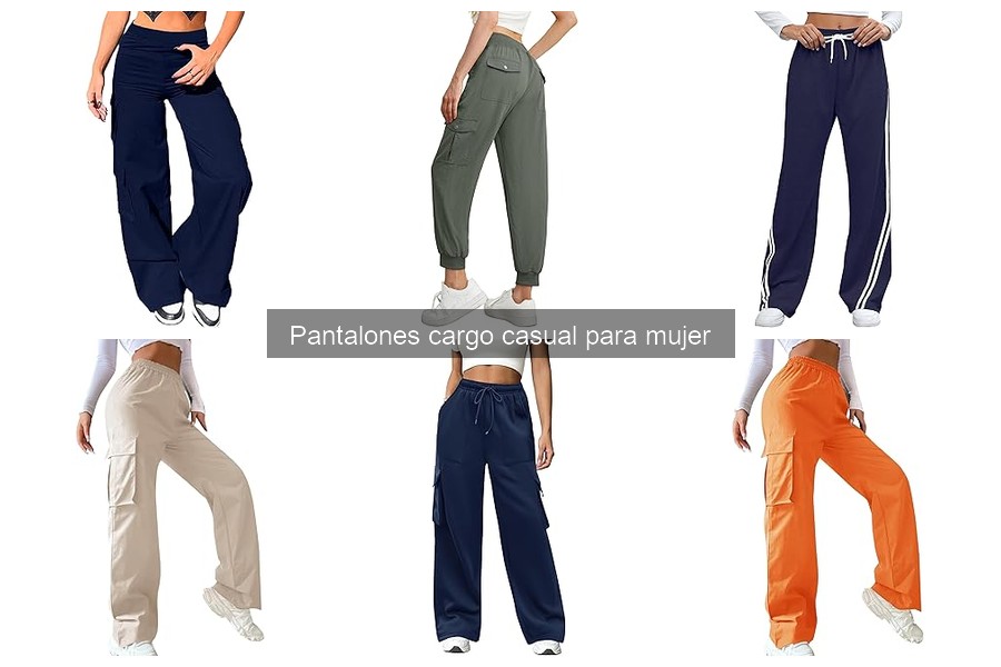Mejores tiendas para comprar pantalones cargo casual para mujer