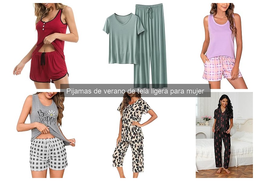 Mejores tiendas para comprar pijamas de verano ligeros para mujer
