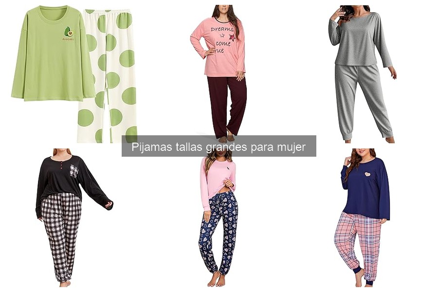 Mejores tiendas para comprar pijamas tallas grandes para mujer