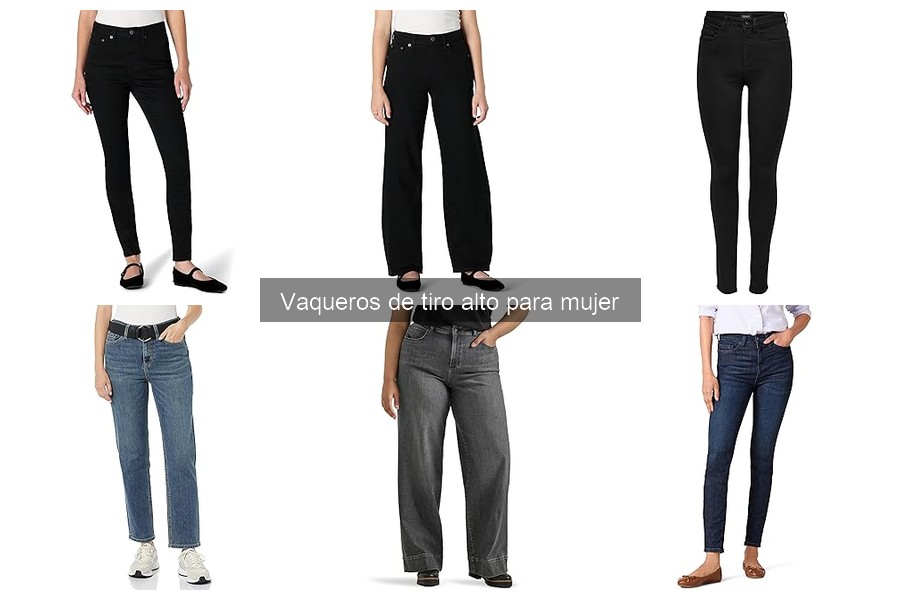 Mejores tiendas para comprar vaqueros de tiro alto con descuentos