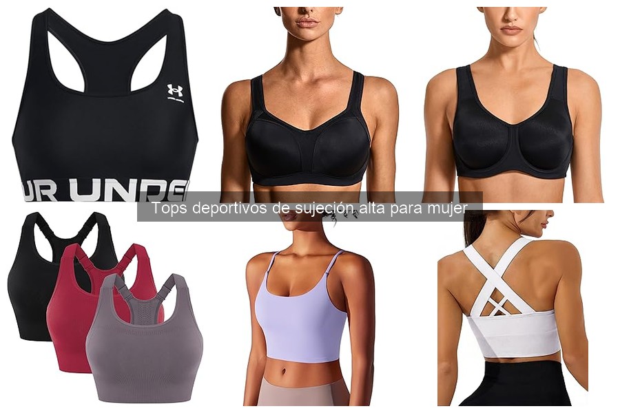 Mejores tops deportivos de sujeción alta para correr