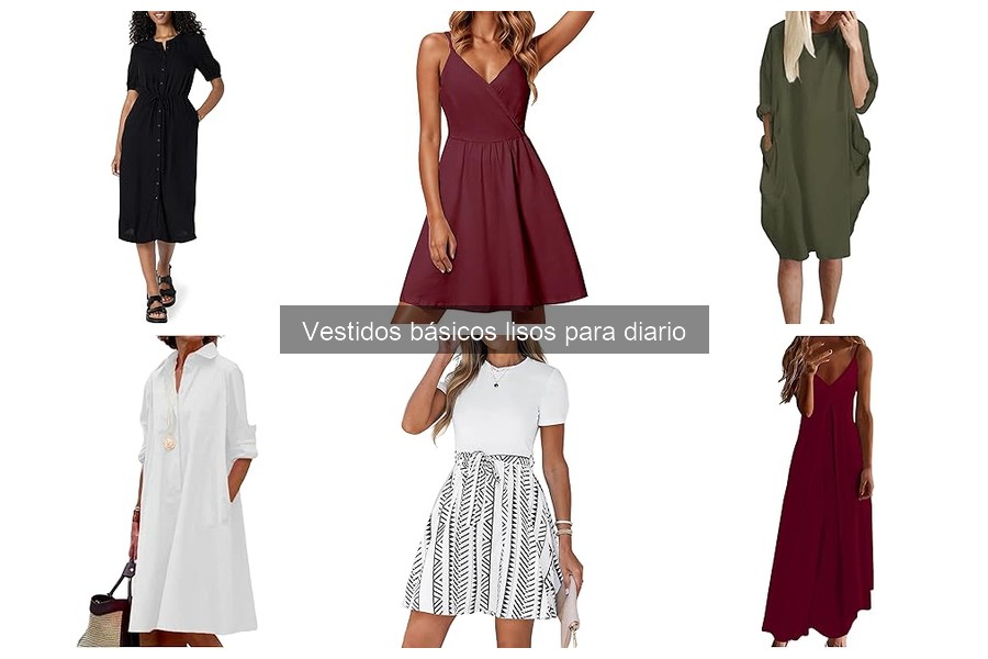 Mejores vestidos básicos lisos para mujeres activas