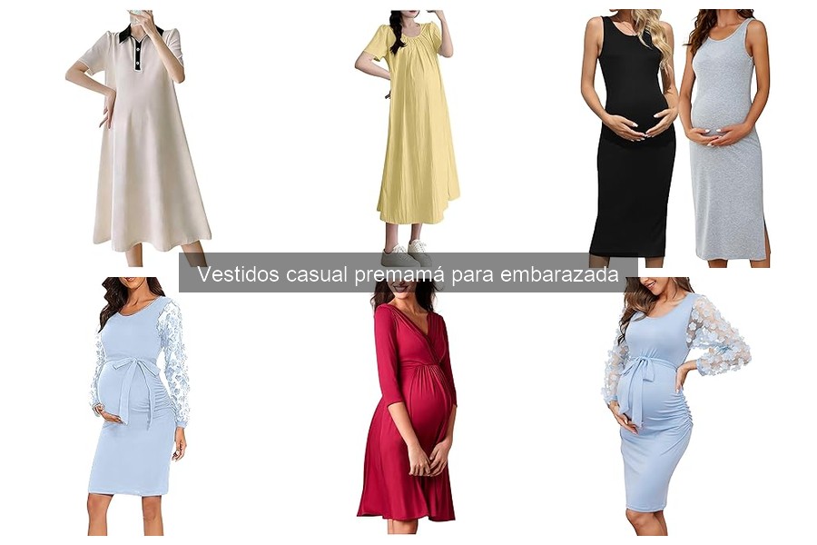 Mejores vestidos casual premamá para el verano en 2023