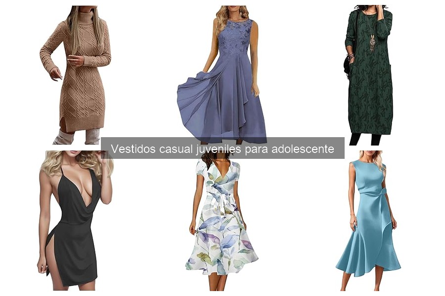 Mejores vestidos casuales juveniles para ocasiones específicas