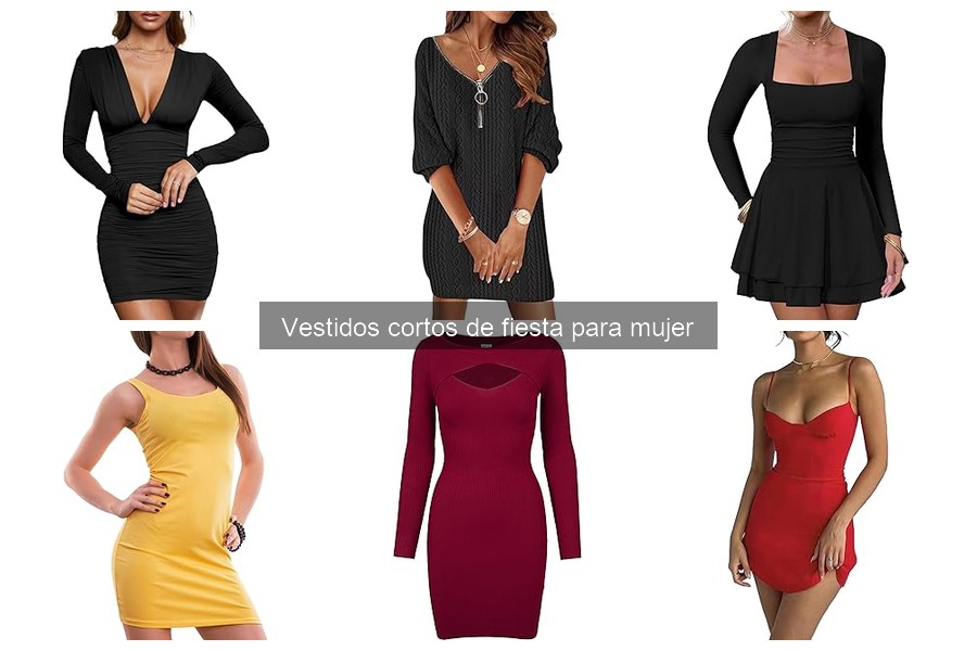 Mejores vestidos cortos de fiesta para mujer 2023