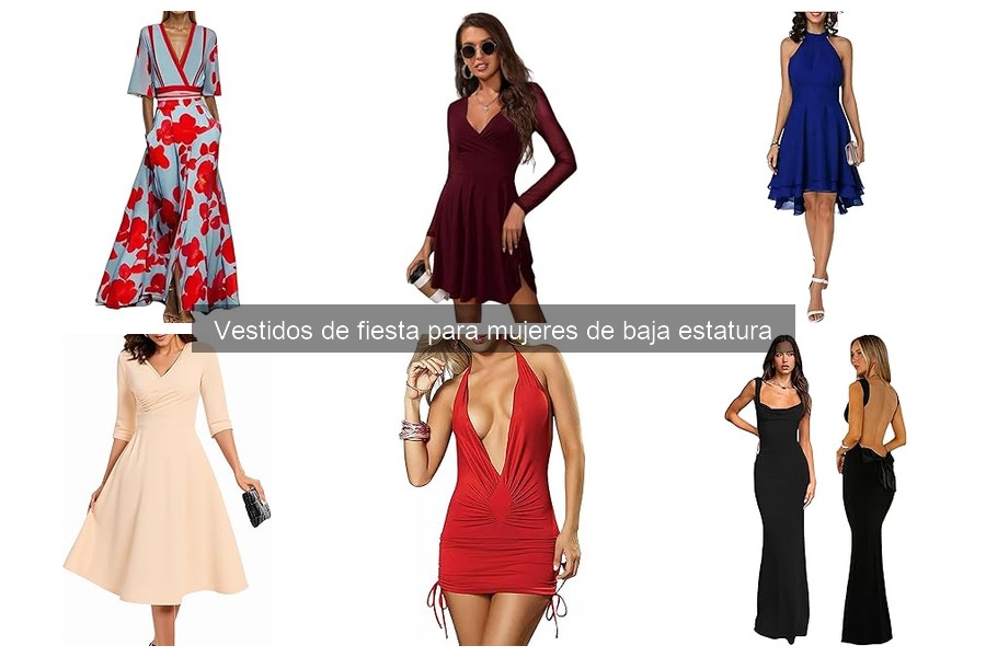 Mejores vestidos de fiesta para mujeres de baja estatura