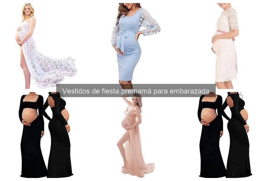 Mejores vestidos de fiesta premamá para embarazadas