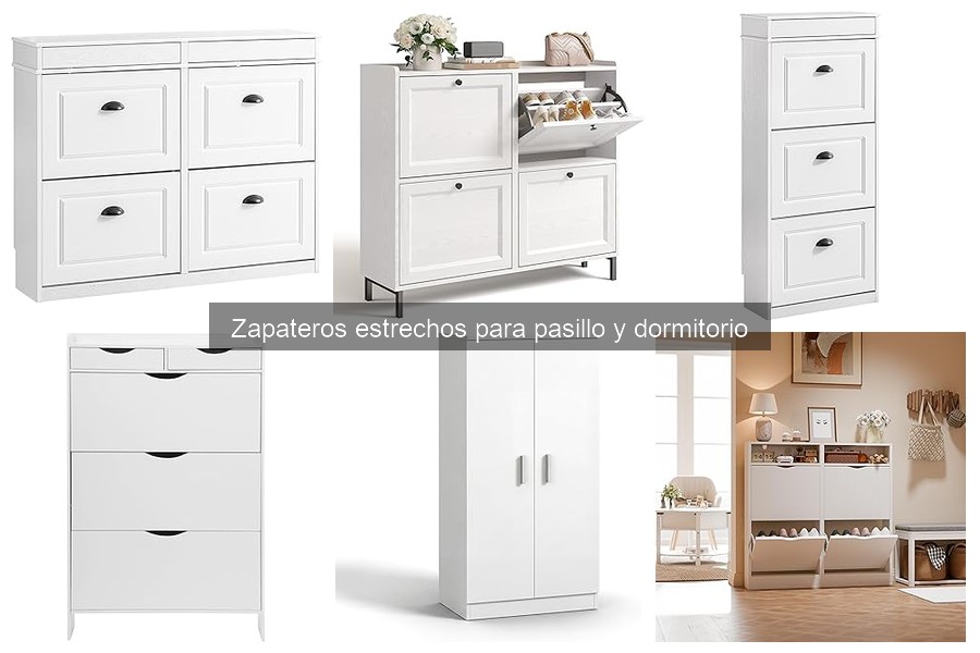 Mejores zapateros estrechos para dormitorios pequeños