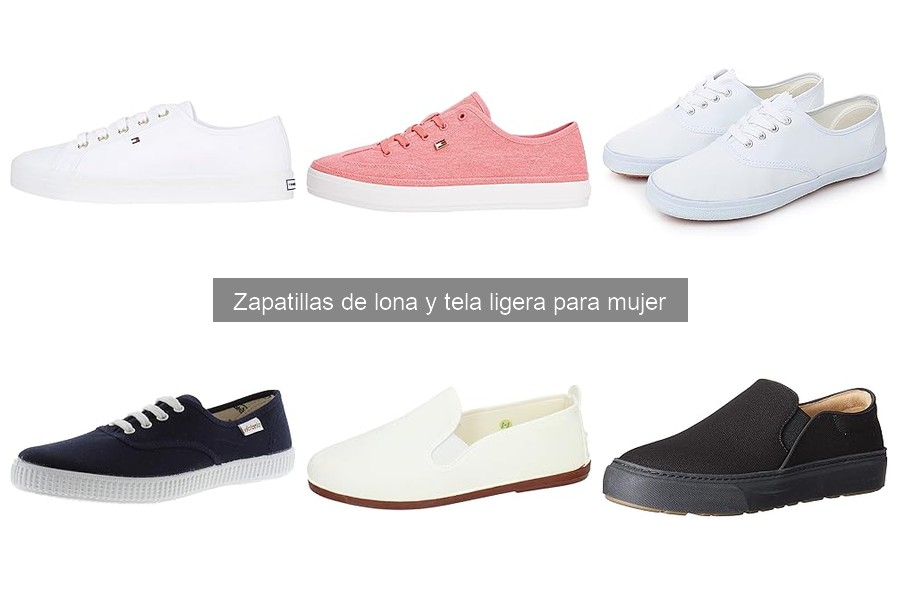 Mejores zapatillas de lona para mujer: guía de compra