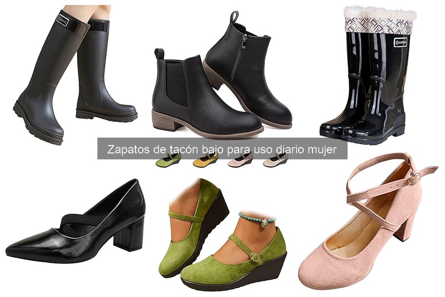 Mejores zapatos de tacón bajo para trabajar en oficina