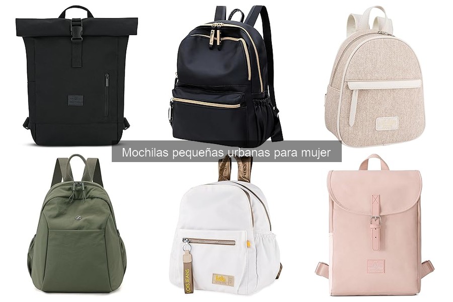 Mochilas pequeñas urbanas sostenibles para mujer