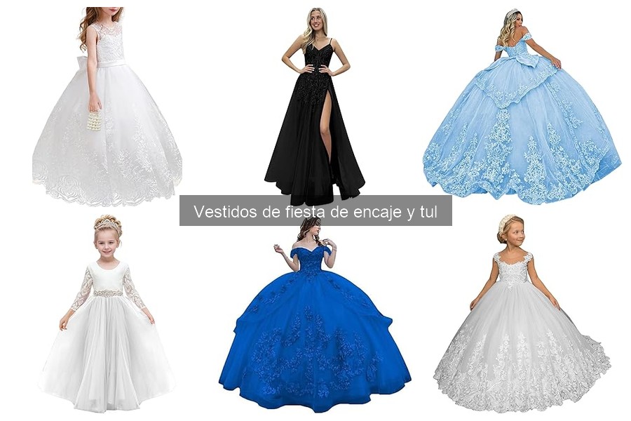 Moda sostenible: vestidos de fiesta de encaje y tul