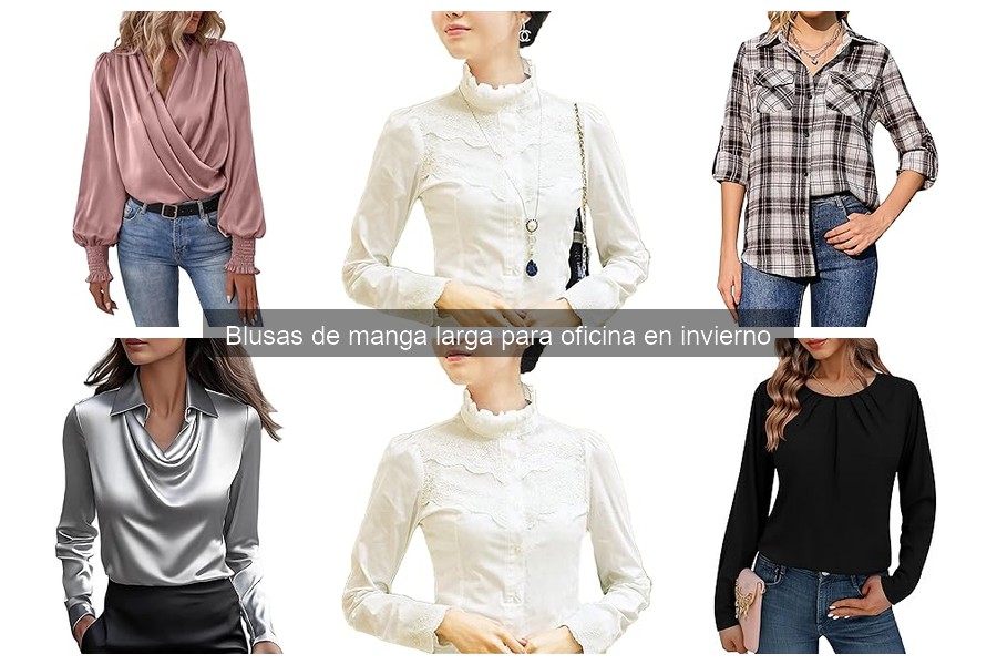 Ofertas en blusas de manga larga para oficina en invierno