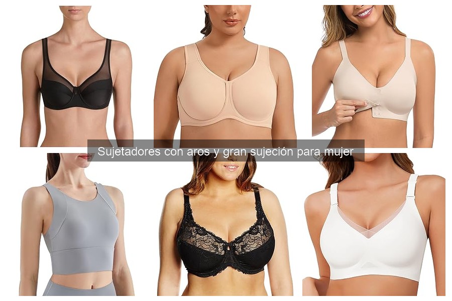 Ofertas en Sujetadores con Aros de Gran Sujeción para Mujer