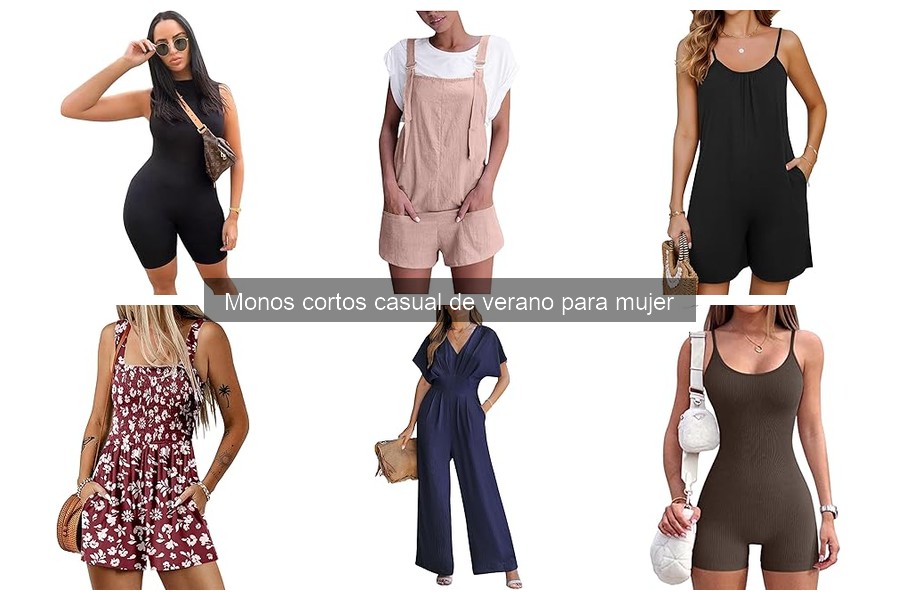 Ofertas y descuentos en monos cortos de verano para mujer