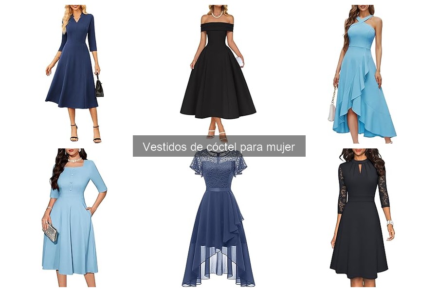 Opciones económicas de vestidos de cóctel para mujer