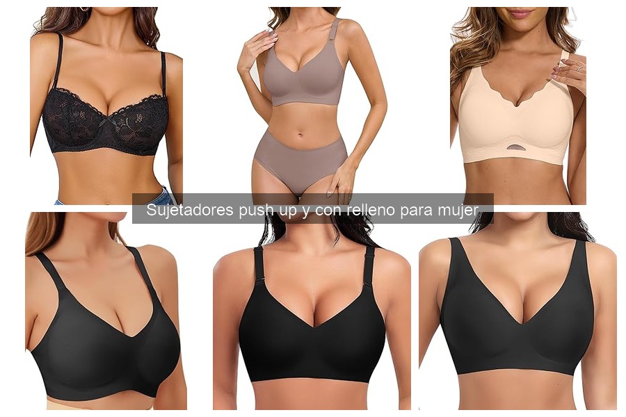 Opiniones de sujetadores push up para mujer de marcas populares