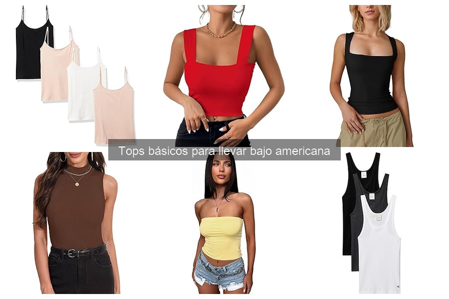 Opiniones de usuarios sobre tops básicos para debajo de la americana