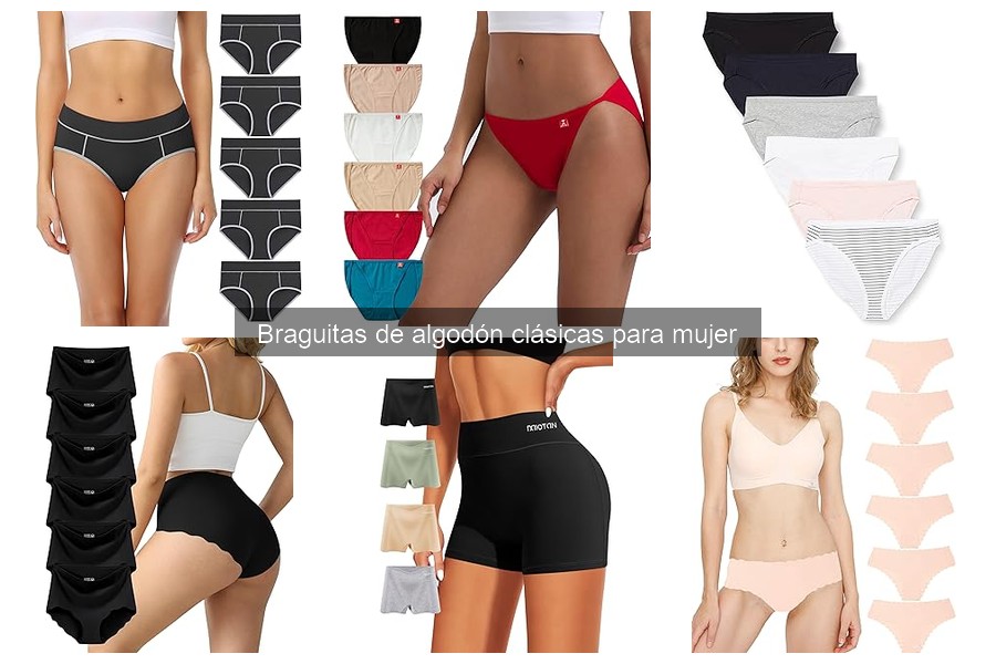Opiniones sobre braguitas de algodón clásicas para mujer