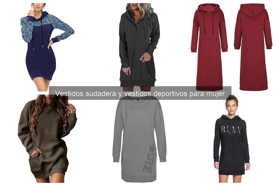 Opiniones sobre los Vestidos Sudadera más Vendidos para Mujer