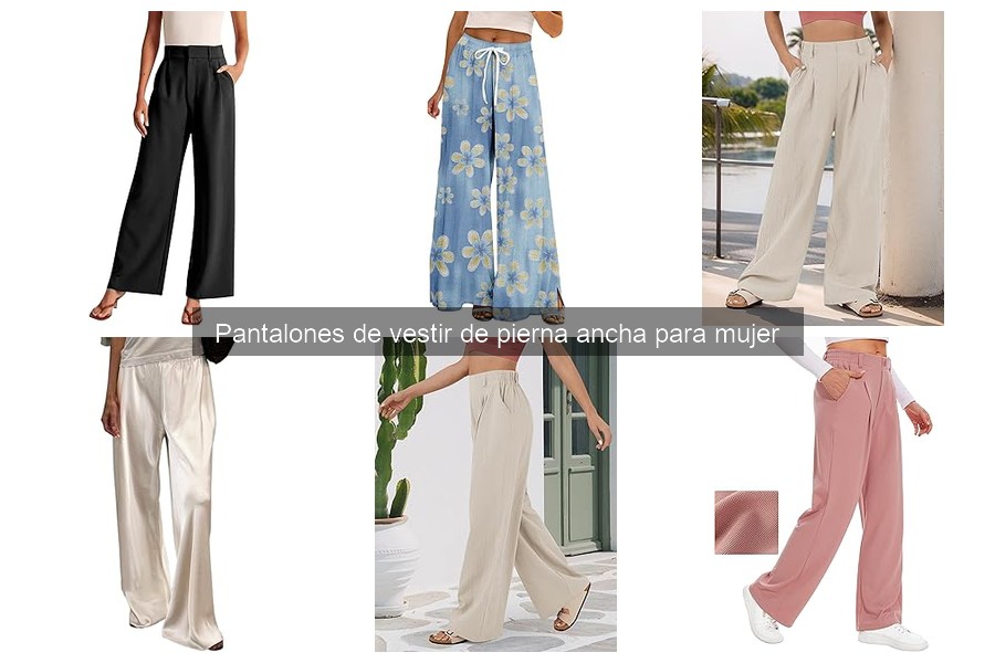 Opiniones sobre pantalones de vestir de pierna ancha para mujer